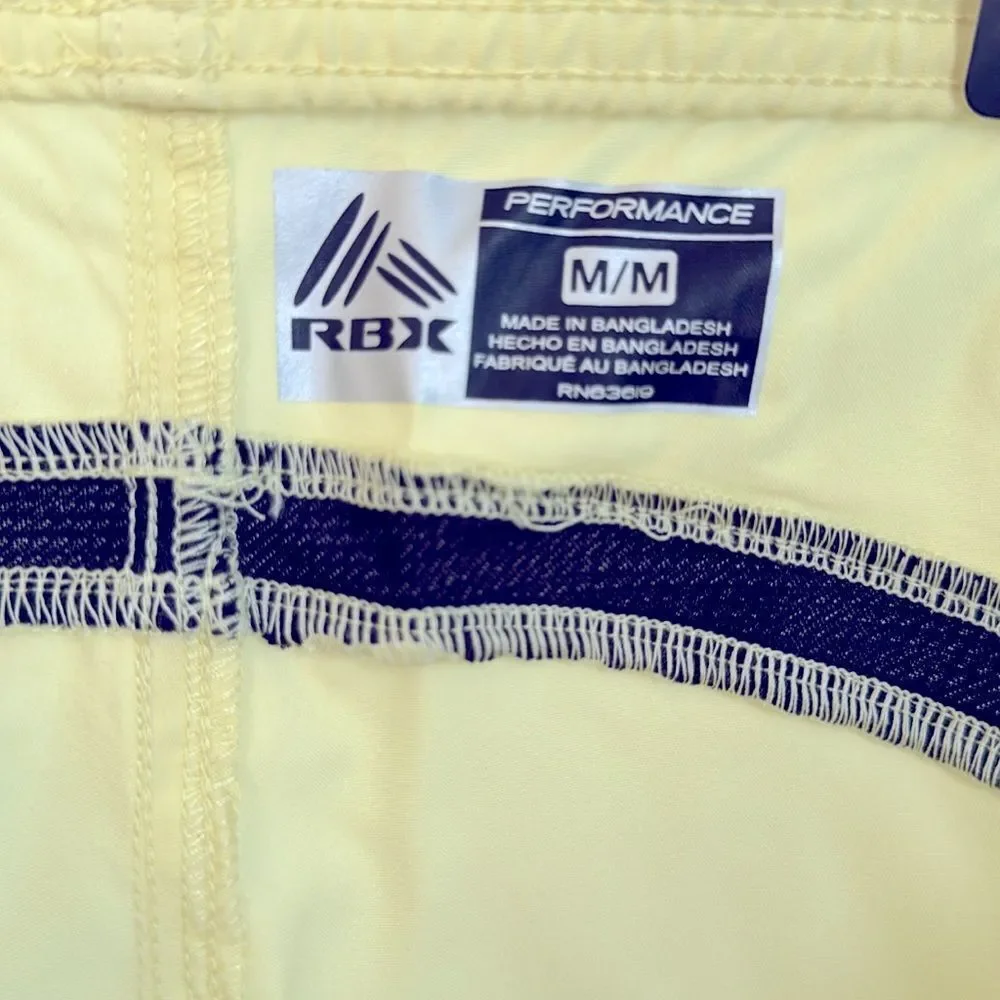 RBX  New Yellow Athletic Shorts with pockets